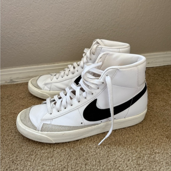 Nike Other - Nike blazers White and Black High-Tops